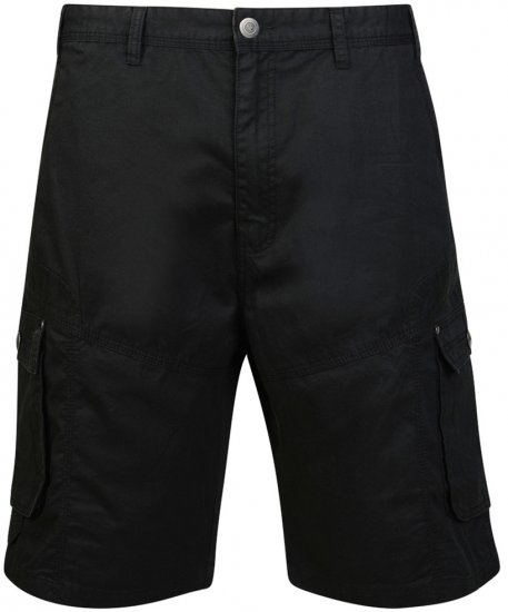 Motley Denim Cargo Shorts Black - Šorti - Šorti - W40-W60