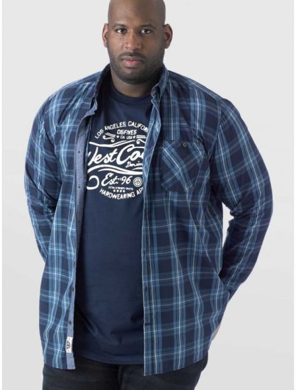 D555 Smith Shirt & T-shirt Combo - Krekli - Krekli - 2XL-8XL