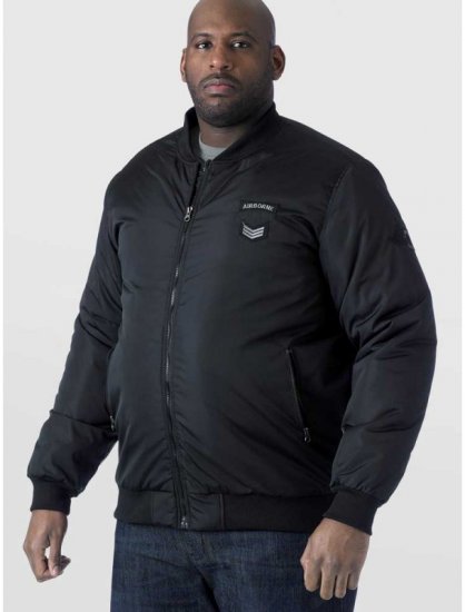 D555 Pedro Bomber Jacket Black - Jakas & Lietus apģērbs - Jakas - 2XL-12XL