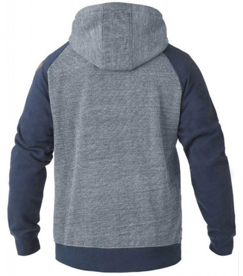 D555 Cristiano Hoodie Blue/Navy - Džemperi un džemperi ar kapuci - Džemperi - 2XL-14XL