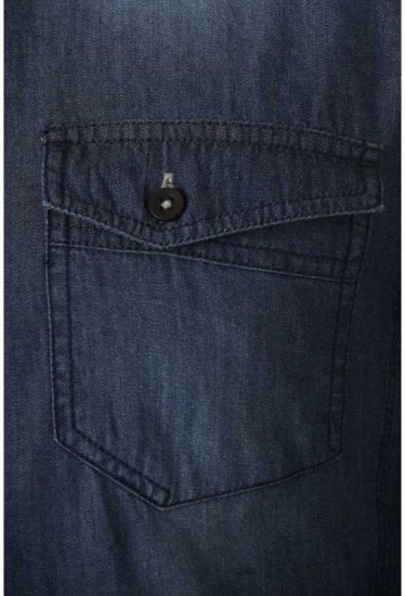 D555 Tobias LS Vintage Denim Shirt - Krekli - Krekli - 2XL-8XL