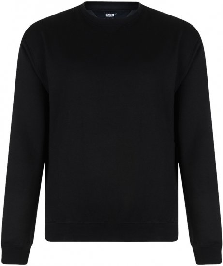 Motley Denim Sweatshirt Black - Džemperi un džemperi ar kapuci - Džemperi - 2XL-8XL