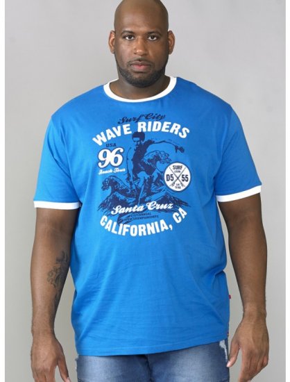 D555 Balder T-shirt Royal Blue - T-krekli - T-krekli - 2XL-14XL