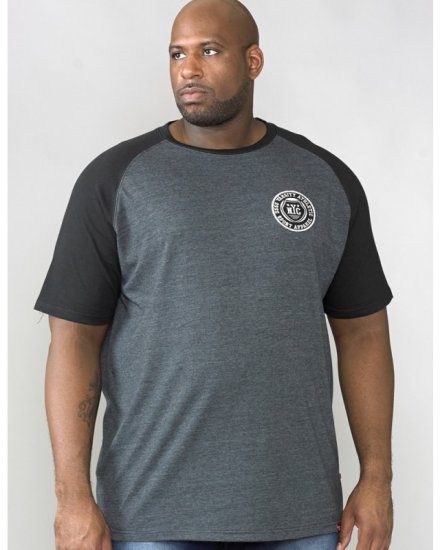 D555 Spencer T-shirt Charcoal - T-krekli - T-krekli - 2XL-14XL