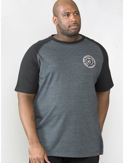 D555 Spencer T-shirt Charcoal - T-krekli - T-krekli - 2XL-14XL