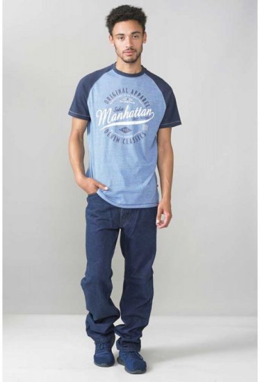 D555 Gunner T-shirt Blue - T-krekli - T-krekli - 2XL-14XL