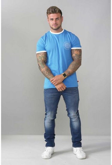 D555 Otis T-shirt Blue - T-krekli - T-krekli - 2XL-14XL