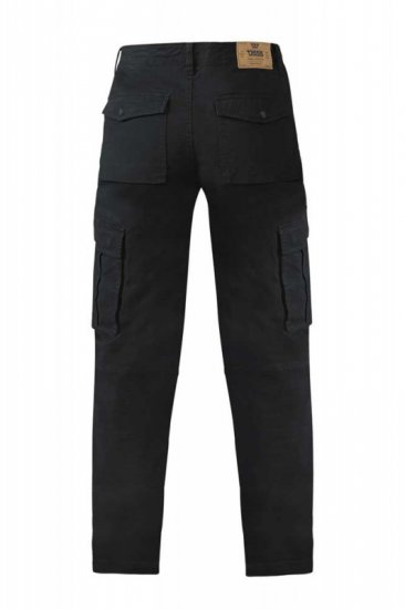 D555 Nelson Stretch Tapered Cargo Pants Black - Džinsi un bikses - Džinsi un Bikses - W40-W70