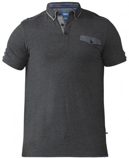 D555 Hogan Polo Charcoal - Polo krekli - Polo krekli - 2XL-8XL