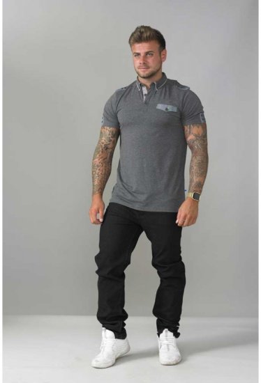D555 Hogan Polo Charcoal - Polo krekli - Polo krekli - 2XL-8XL
