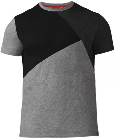 D555 Authentic T-shirt Grey - T-krekli - T-krekli - 2XL-14XL