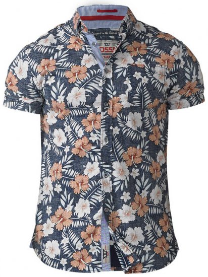 D555 Huxley Hawaii Shirt - Krekli - Krekli - 2XL-8XL
