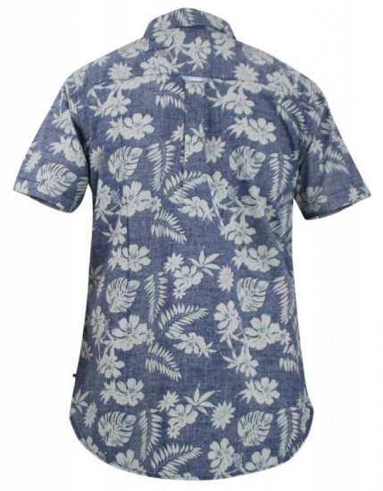 D555 Oswald Short Sleeve Hawaii Shirt - Krekli - Krekli - 2XL-8XL