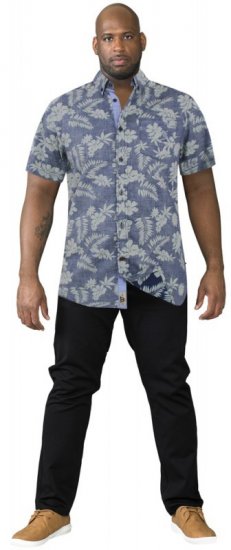 D555 Oswald Short Sleeve Hawaii Shirt - Krekli - Krekli - 2XL-8XL