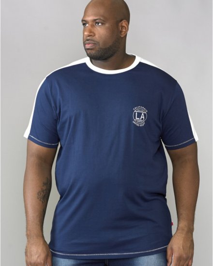 D555 Rick T-shirt Navy - T-krekli - T-krekli - 2XL-14XL