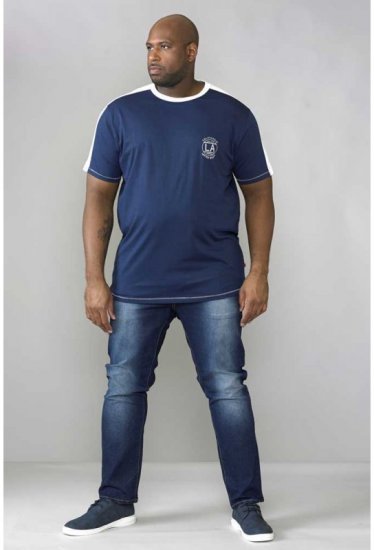 D555 Rick T-shirt Navy - T-krekli - T-krekli - 2XL-14XL
