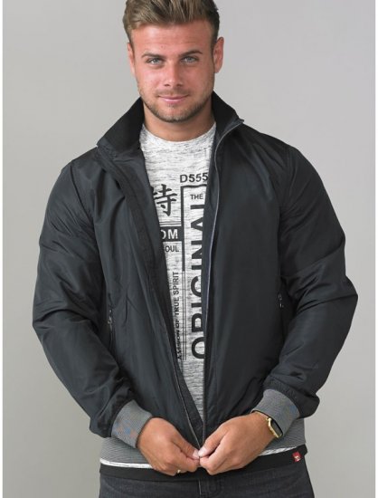 D555 Felix Lightweight Bomber Jacket Black - Jakas & Lietus apģērbs - Jakas - 2XL-12XL