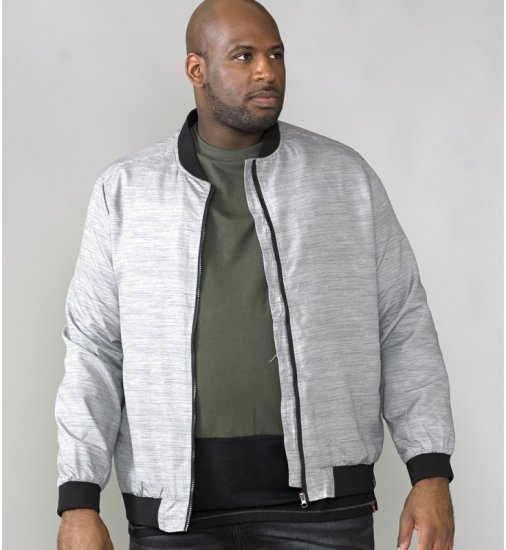 D555 Lou Bomber Jacket Grey - Jakas & Lietus apģērbs - Jakas - 2XL-12XL