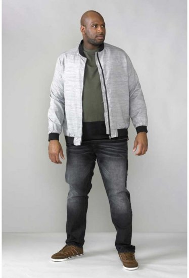 D555 Lou Bomber Jacket Grey - Jakas & Lietus apģērbs - Jakas - 2XL-12XL