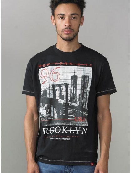 D555 Cain T-shirt Black - T-krekli - T-krekli - 2XL-14XL