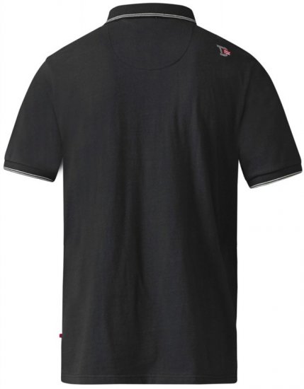 D555 Cecil Polo Black - Polo krekli - Polo krekli - 2XL-8XL