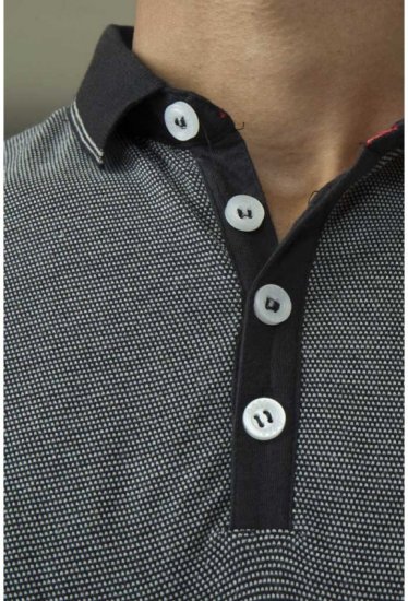 D555 Cecil Polo Black - Polo krekli - Polo krekli - 2XL-8XL