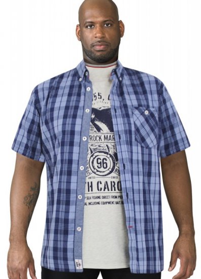 D555 Genoa Short Sleeve Shirt & T-shirt Combo - Krekli - Krekli - 2XL-8XL