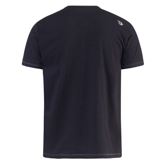 D555 Phillip T-shirt Black - T-krekli - T-krekli - 2XL-14XL