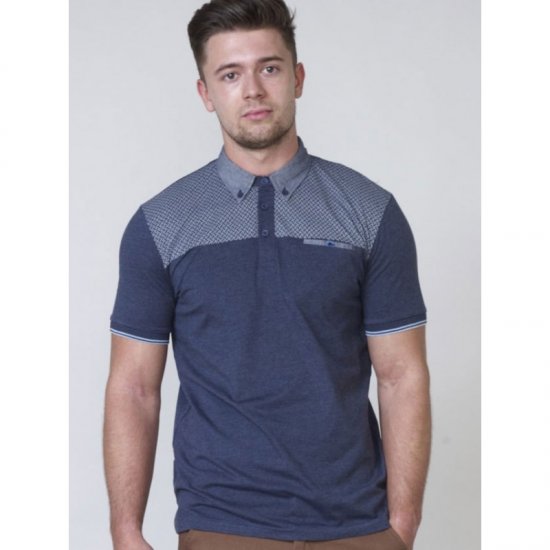 D555 Brent Polo Denim Blue - Polo krekli - Polo krekli - 2XL-8XL
