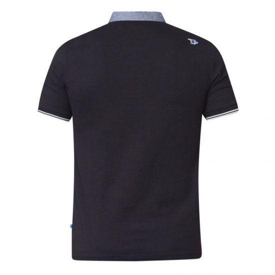 D555 Brent Polo Black - Polo krekli - Polo krekli - 2XL-8XL