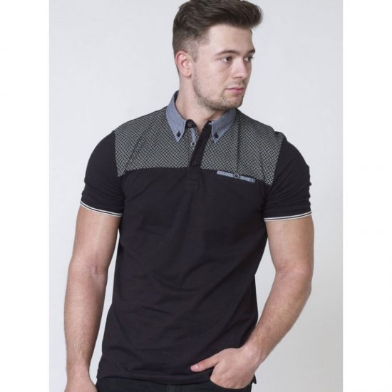 D555 Brent Polo Black - Polo krekli - Polo krekli - 2XL-8XL