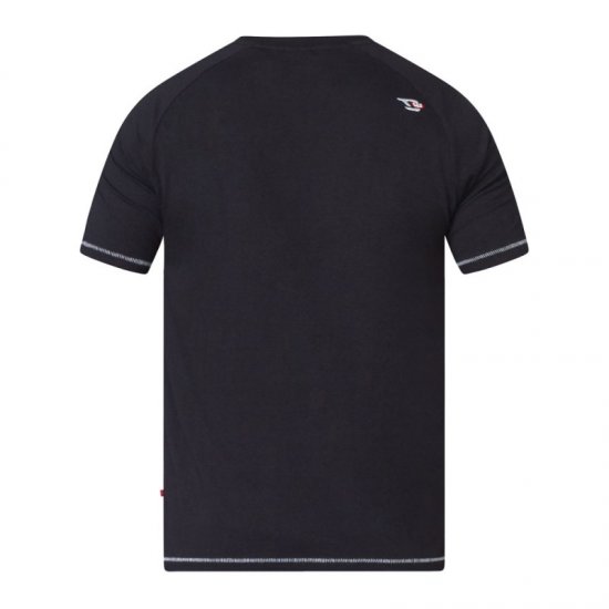 D555 Perry T-shirt Black - T-krekli - T-krekli - 2XL-14XL