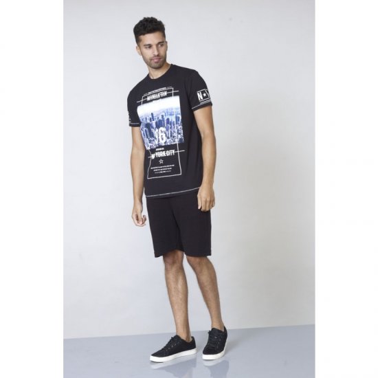 D555 Ethan T-shirt Black - T-krekli - T-krekli - 2XL-14XL