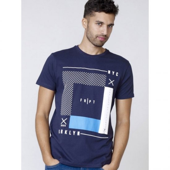D555 Kenton T-shirt Navy - T-krekli - T-krekli - 2XL-14XL