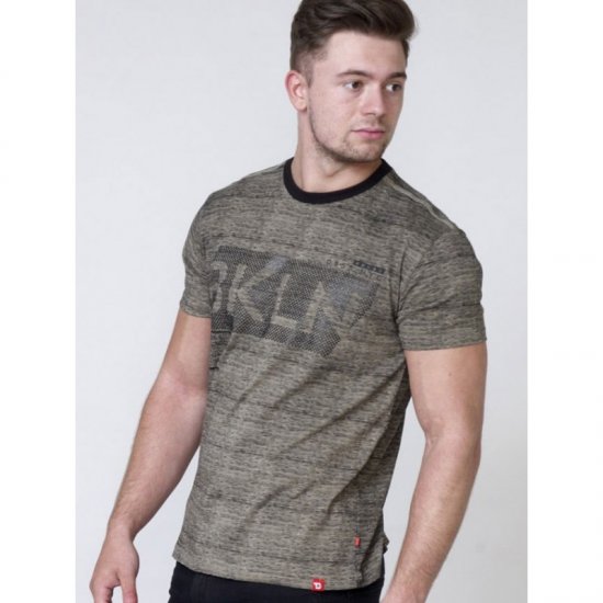 D555 NewYork Brooklyn T-shirt Khaki - T-krekli - T-krekli - 2XL-14XL
