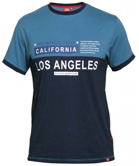 D555 Jackson T-shirt Teal - T-krekli - T-krekli - 2XL-14XL