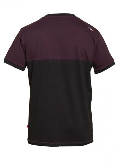 D555 Jackson T-shirt Burgundy - T-krekli - T-krekli - 2XL-14XL
