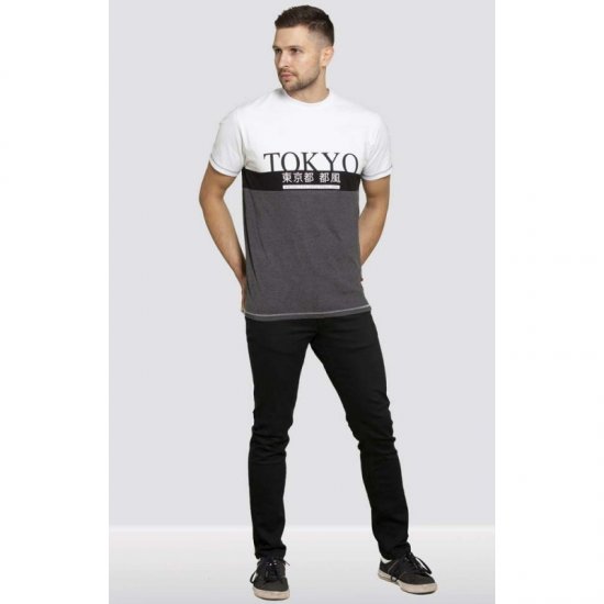 D555 Morris T-shirt Charcoal - T-krekli - T-krekli - 2XL-14XL