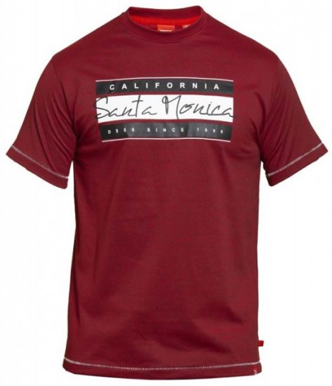 D555 Tempa T-shirt Red - T-krekli - T-krekli - 2XL-14XL