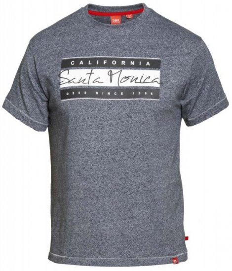 D555 Tempa T-shirt Navy Twist - T-krekli - T-krekli - 2XL-14XL