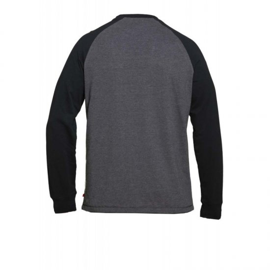 D555 Illinois Long Sleeve T-shirt Charcoal - T-krekli - T-krekli - 2XL-14XL