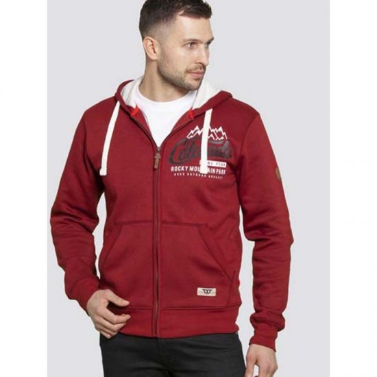 D555 Durham Hoodie Red - Džemperi un džemperi ar kapuci - Džemperi - 2XL-14XL