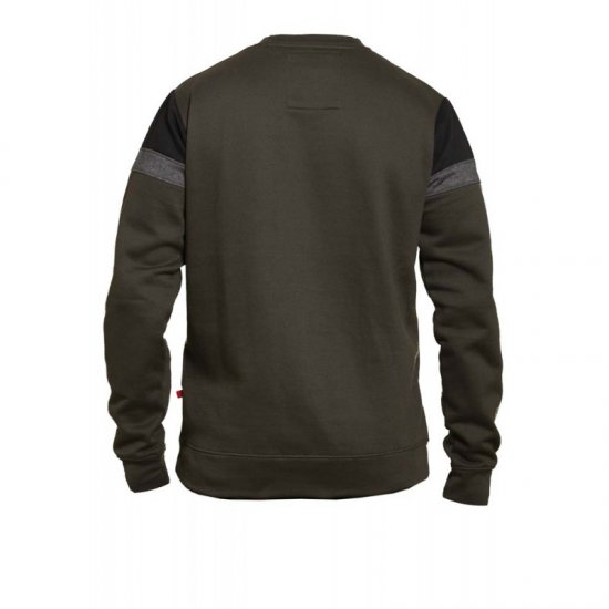 D555 Clermont Sweatshirt Khaki - Džemperi un džemperi ar kapuci - Džemperi - 2XL-14XL