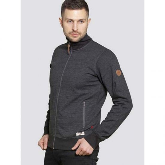 D555 Buxton Full Zip Sweatshirt Black - Džemperi un džemperi ar kapuci - Džemperi - 2XL-14XL