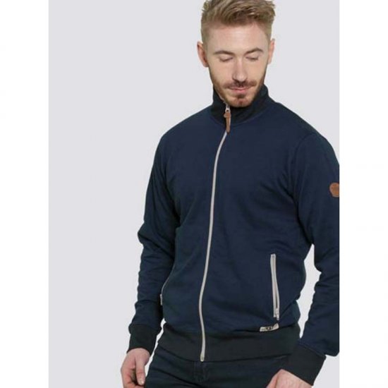 D555 Buxton Full Zip Sweatshirt Navy - Džemperi un džemperi ar kapuci - Džemperi - 2XL-14XL
