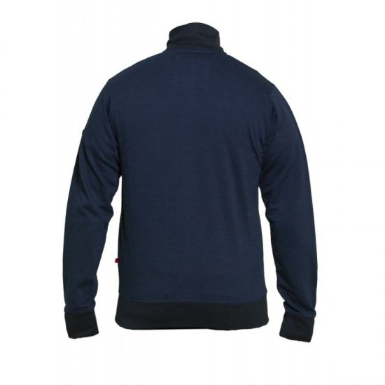 D555 Buxton Full Zip Sweatshirt Navy - Džemperi un džemperi ar kapuci - Džemperi - 2XL-14XL