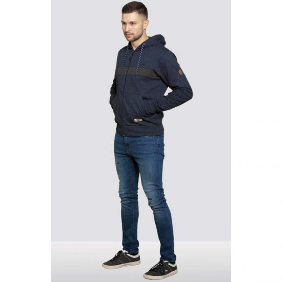 D555 Louisiana Hoodie Navy - Džemperi un džemperi ar kapuci - Džemperi - 2XL-14XL