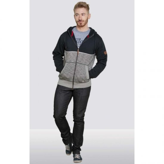 D555 Lamarsh Hoodie Navy - Džemperi un džemperi ar kapuci - Džemperi - 2XL-14XL