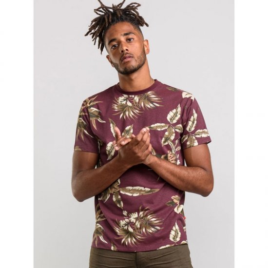 D555 Baxter T-shirt Wine-red - T-krekli - T-krekli - 2XL-14XL