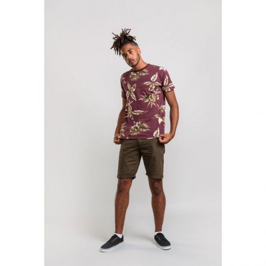 D555 Baxter T-shirt Wine-red - T-krekli - T-krekli - 2XL-14XL